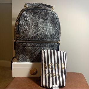henri bendel mini backpack grey Canvas with Safety Harness Nuby Jetsetter Convertible Backpack - Henri